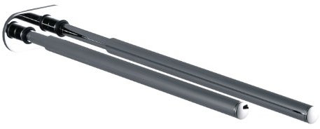 AVENARIUS Teleskop-Handtuchhalter zweiarmig, 400-700 mm ausziehbar, verchromt - Serie Universal