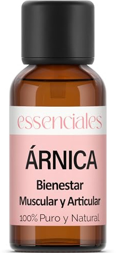 Reines ökologisches Arnika-Öl. Erholen Sie sich von Muskel- und Gelenkbeschwerden - 30ml Essenciales