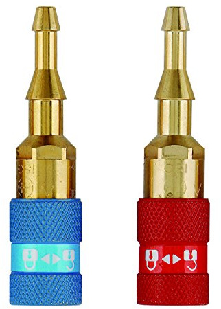 Express, 2922, Raccords Rapides Femelle Tuyau O/A + 2 Colliers, Accessoire pour Fer à Souder, Lampe à Souder, Fer de Couvreur, Chalumeau d'Étanchéité, Pièces de Rechange