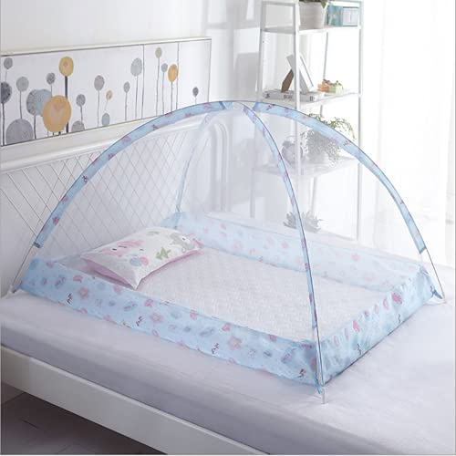 Mückennetz Babybett Moskitonetz Universal Pop Up Insektennetz klappbar Moskitozelt Mobile Bogen Mosquito Nets Mesh Baldachin Reisebett Kinderwagen Fliegennetz Kinderbett Fliegengitter