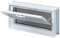 Finestra di ventilazione da inserire in una parete di vetromattoni o muratura | Dimensioni cm 38,4x19x8 | Unità di vendita 1 finestra