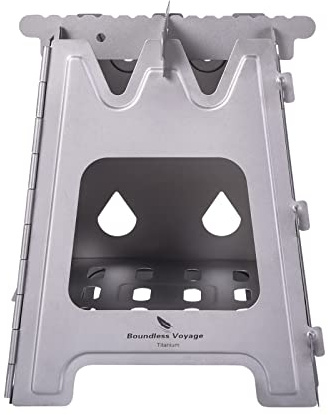 Boundless Voyage Titanium Wood Stove Carbon Furnace For Outdoor Camping Hiking Cooking Backpacking Lightweight Portable