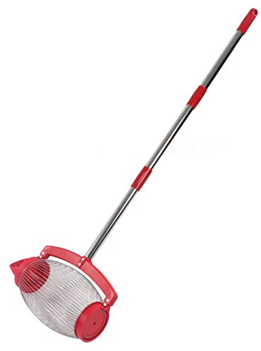 Recolector de Nueces Cosechadora de Frutos Secos para Jardín Recolector de Nueces con 3 Varillas Telescópicas Ajustable Aplicar para Hickory Pecan Castañas Buckeyes Nerf Balls Golf (vertido Lateral)