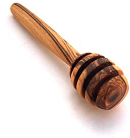 Honiglöffel 12 cm Honigheber Honig Dosierlöffel Holzlöffel handgemacht aus echtem Olivenholz Hochwertig Naturprodukt