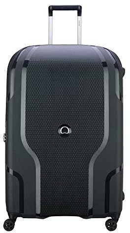 DELSEY Paris - Clavel (Recyceltes Material) - Hartschalenkoffer 82 cm x 54 cm x 33 cm - 128 L - XXL - Schwarz