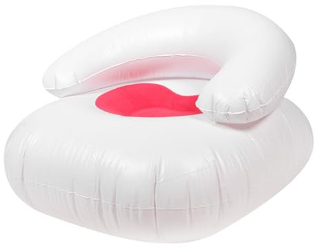 AOKWAWALIY Aufblasbares Sofa Sprengsessel Luftgefülltes Sofa Aufblasbarer Kleiner Stuhl Luftgefüllter Stuhl Fußhocker Liegestuhl Campingsofa Aufblasbare Couch Lounge-Sessel Frisch PVC