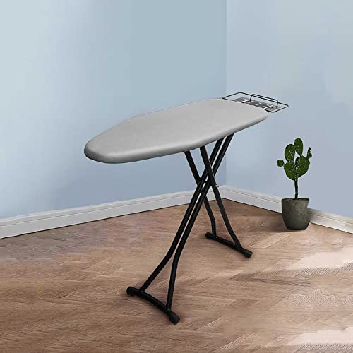 ASSE da Stiro con Supporto per Ferro,ASSE da Stiro Pieghevole Retrattile a 8 funzioni,ASSE da Stiro Extra Largo,salvaspazio,Adatto per Lavanderia o Appartamento,Portata 4-4,3 kg (8,8-9,4 lb) (C