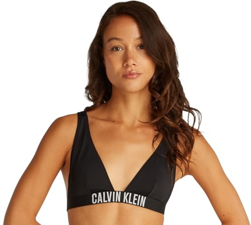 Calvin Klein Damen Bikini Oberteil Bralette Herausnehmbare Polster, Schwarz (Pvh Black), XS