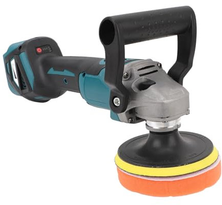 6 Speed Adjustable Cordless Buffer Polisher Clear LCD Display Ergonomic Design Compatible Battery BL1815 BL1820 BL1830 BL1840 BL1850 BL1860B Car Polisher