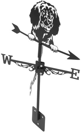 CAXUSD 1stück Hund Wetterfahne Vintage Windrichtungsanzeiger Für Garten Und Dekoration Für Außenbereich Wetterfest Und Einfach Zu Montieren