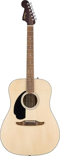 Fender California Standard Redondo™ Akustikgitarre für Linkshänder, Fichtendecke, schwarzes Schlagbrett, Natur | Naturfarben
