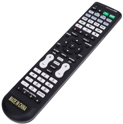 Garsent Remote Control, Universal Replacement Remote Control for RM VLZ620, Learning Remote Control for TV DVD DVR VCR CD AMP CBL BD, Manage All Entertainment Setup From One Place