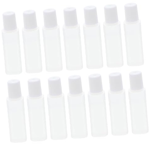 GALPADA 25piezas Botellas Mini Rellenables Para Líquido De Cuidado De Lentillas Botellas Portátiles De Plástico Pp Duraderas Para Solución De Limpieza De Lentes De Contacto Práctico Para v