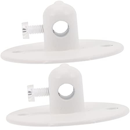Operitacx 2 piezas Soporte de Cable de Alimentación Fijación de Cuerda de Luz de Techo Ajustable y Duradero Hierro para Bloquear y Cables Uso Práctico y Profesional
