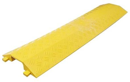 JLLEIZYZ Protege Cable Sol, Passage de Cables, 1 Canal, Gaine de Fil en PVC, Capacité de Charge 200 Kg, Facile à Installer, Convient pour L'intérieur