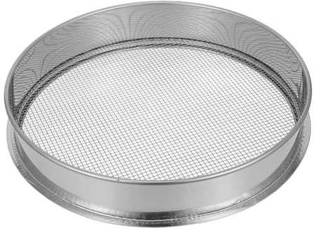 BESTonZON Schermo Del Terreno Del Giardino Setaccio Per Farina Per Roccia Per Il Giardinaggio Strumento Di Selezione Silver