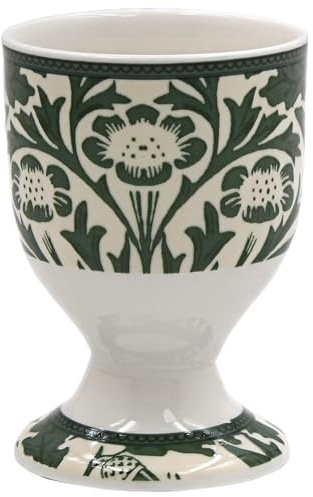 The Leonardo Collection William Morris - Hueveras de bellota para mesa de desayuno, reutilizables, aptas para lavavajillas, soportes novedosos para huevos | Elegante soporte para huevos hervidos