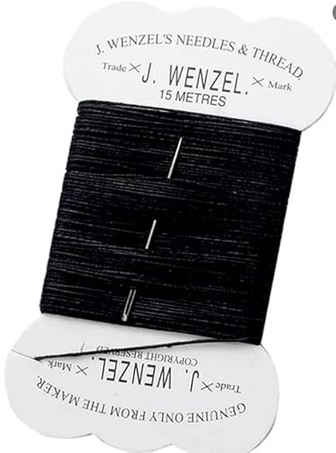 Black Plaiting Thread - 15m