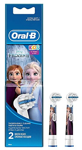 Oral-B Stages Power testine Frozen per spazzolini elettrici per bambini, 2 pezzi (il prodotto può differire dall'immagine)