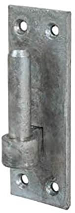 Merriway BH06200 Galvanised Gate Hinge Bracket 164x47mm 16mm Pin