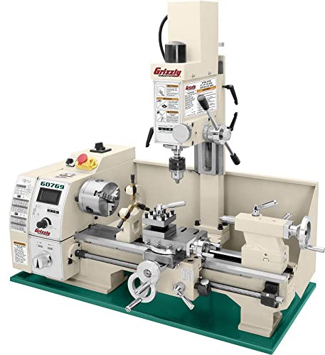 Grizzly Industrial G0769-8 x 16 Variable-Speed Combination Lathe/Mill
