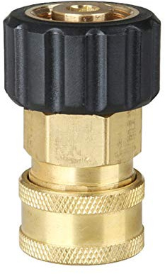 Tophomer Raccord rapide 1/4 pour nettoyeur haute pression M22 mâle fileté en laiton pour tuyau d'arrosage Adaptateur, 14mm ( Inner Dia)