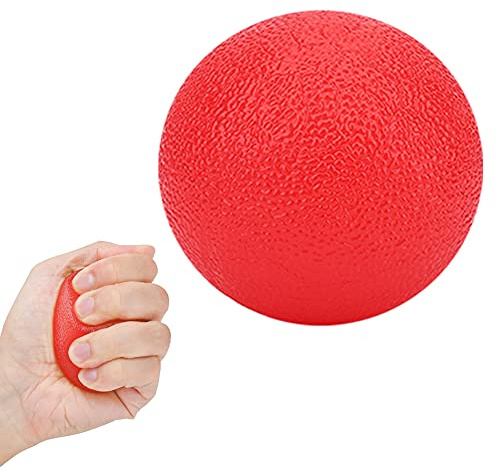 Anti-Stress-Ball Physiotherapie Silikon Griffkraft, 5 Stück | Fördert Fingerflexibilität und Handmuskulatur, Strukturierte Oberfläche, Handtrainer für Rehabilitation Büro Klettern
