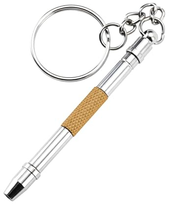 Sports World Vision Ensemble de Tournevis de Précision en Acier Inoxydable | Ensemble Mini 5-en-1 pour Lunettes, Sonnette Connectée, Montres et Bijoux - Orange