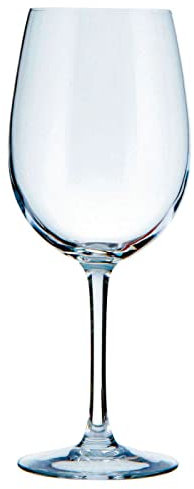 Tradineur - Set de 6 copas de vino, cristal liso, modelo La Cave, diseño clásico, sofisticado y elegante, aptas para lavavajillas (58 cl, 23 cm)