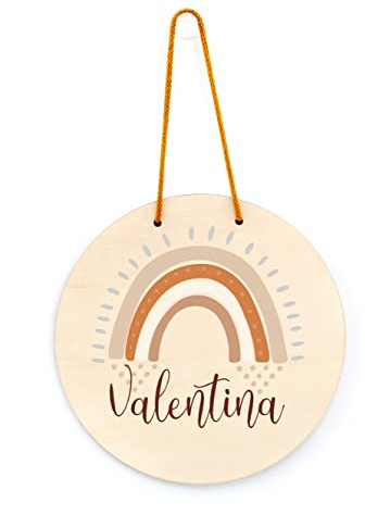 Personalisiertes Kinder Türschild/Wandschild mit Namen für Kinderzimmer - verschiedene Größen