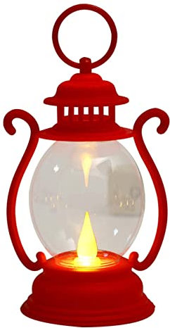 Piccola lampada vintage | Lanterna da campo a led alimentata a batteria,Luci per decorazioni per la casa per soggiorno, camera da letto, comodino, patio Rianpesn