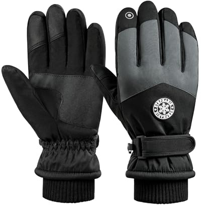 Winter Ski Gloves Women Men Windproof Gloves Touchscreen Lining Anti-Slip