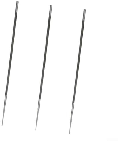 PETSTIBLE Lot de 3 limes d'affûtage pour tronçonneuse 3,5 mm Idéal pour les tronçonneuses Oregon