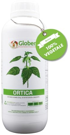 GLOBER Macerato di Ortica liquido 1 litro - Antiparassitario e Insetticida Naturale Contro Insetti e Funghi su Piante Orto Giardino e Frutta