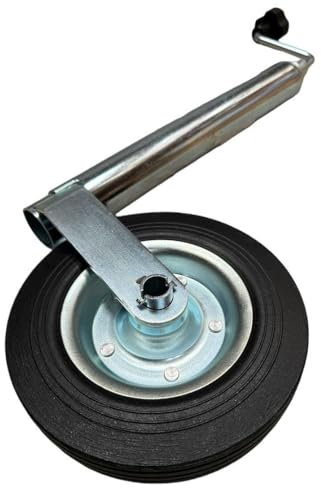 Liberty 48mm Jockey Wheel Assembly for Caravan & Trailer – Heavy Duty 180kg Capacity, Galvanized Steel, Ideal for Motor Movers, Universal Fit for Trailer Jockey Wheels and Tow Bars