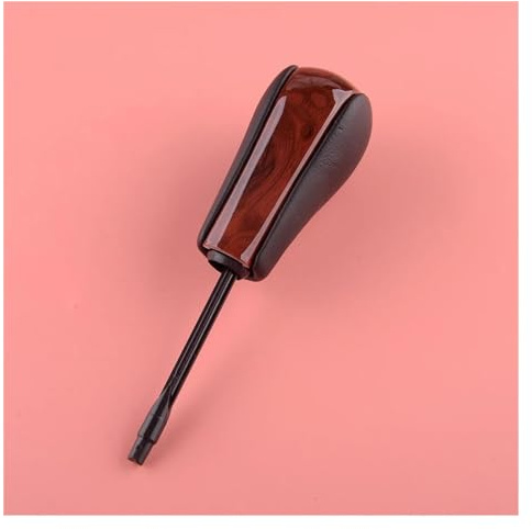 EIMMLSX Auto Schaltknauf Für 3/5/7 Serie E36 E38 E39 E46 E60 E61 Für X5 E53 Für X3 E83 Für Z3 Holz Stil Automatische Innen Schaltknauf Schalthebel Stick