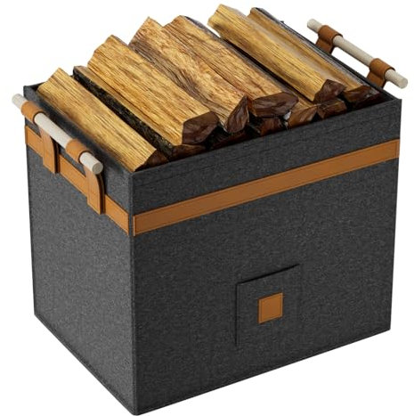 Log Basket, Log Baskets for Wood Burner Indoor, Wood Baskets, Firewood Basket