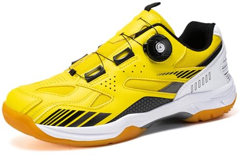 sekiueo Badminton-Schuhe Leichte Tischtennis- Und Pickleball-Schuhe Für Herren Damen All-Court-Sneaker Nicht Abfärbend rutschfest
