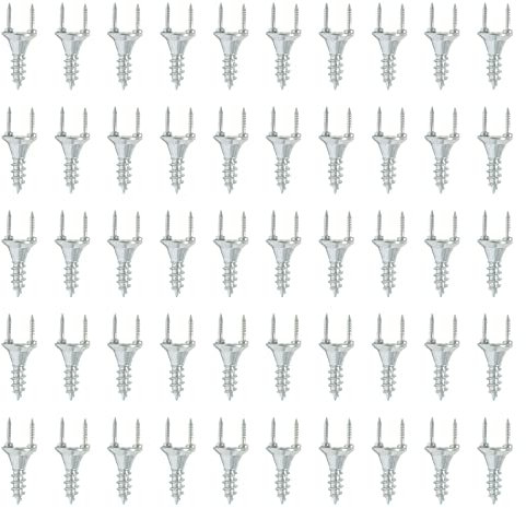 50PCS Y Shape Invisible Seamless Two Direction Fixed Claw Nails 12/25/35mm for Wood Baseboard/Skirting Installation