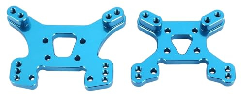 QOAKSDY Piezas RC para WLToys 144001 4WD Piezas De Automóvil RC 1/14 Juego De Placa De Torre De Amortiguación Delantera Y Trasera Accesorios De Repuesto