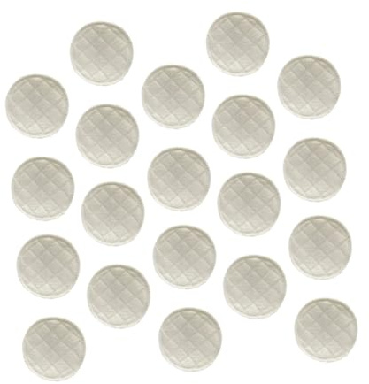 EXAOMBLE Assorbilatte 3 Strati in Cotone Ecologico Riutilizzabili Coppette Lavabili 20 Pezzi Protezione Antiperdita per Allattamento e Shower