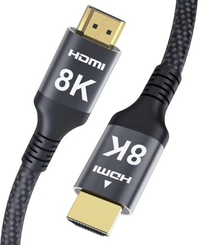 Adauxter Cavo HDMI 4K 15M, Cavo HDMI ad Alta Velocità con Supporto Ethernet 4K 60HZ 2K 165Hz Ultra HD 3D eARC HDCP2.3 HDR10+ PC Compatibile Laptop TV Monitor Proiettore PS5 X-Box