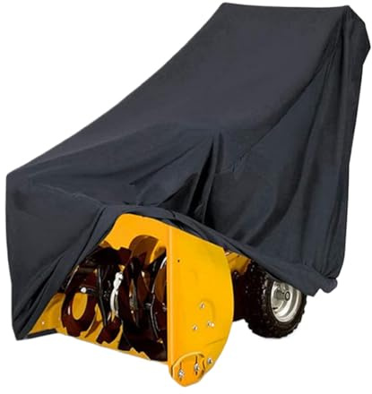 Cubierta para quitanieves de tela Oxford: cubierta al frío y a las heladas para quitanieves, a la intemperie, ajustable, fácil de almacenar, protección para patio, techo, garaje,