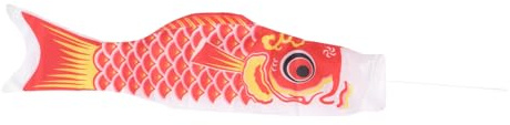 Toddmomy Bandiera Giapponese della Carpa Koinobori 70cm in Poliestere Pronta da Appendere per Decorazioni Marine e Domestiche