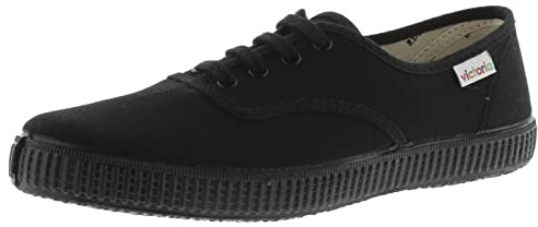 victoria Sneaker 1915 106610 | Tela Nero Monocromo per Adulto Unisex