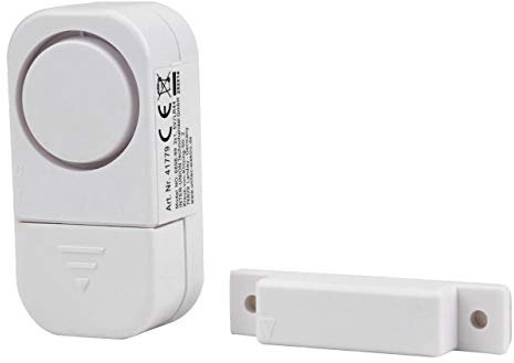 UNITEC Tür- und Fensteralarm | 3 Stück | drahtlose und drahtlose Montage | 105 dB