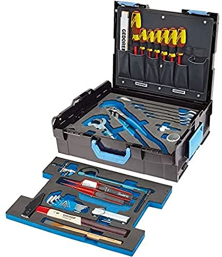 GEDORE 1100-03 L-BOXX 136 mit Sortiment Sanitär, 44-TLG