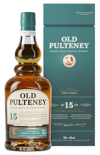 Old Pulteney 15 Years Old Single Malt Scotch Whisky 46% Vol. 0,7l in Geschenkbox