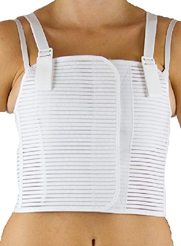 MANIFATTURA BERNINA Sana 55119 - Fascia Cardiotoracica Elastica Post-operatoria (Taglia 3) per Adulti con Problemi Cardiaci o Toracici