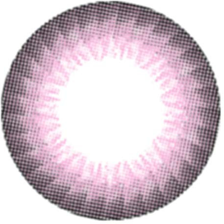 Matlens – EOS Farbige Kontaktlinsen ohne Stärke violet lila WM-201 2 Linsen 1 Kontaktlinsenbehälter 1 Pflegemittel 50ml